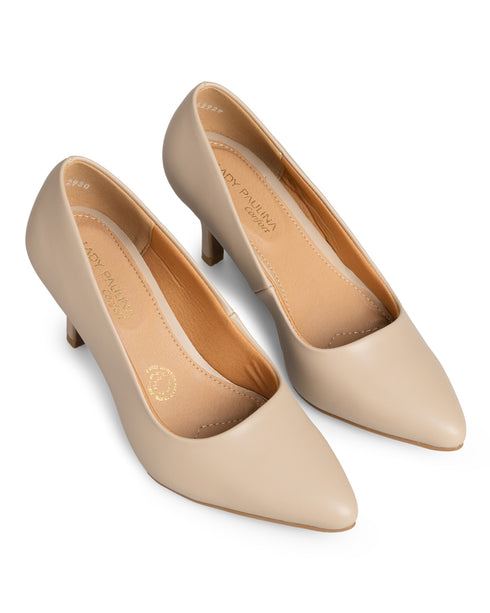 Zapatilla Nude Confort Kitten Heel 22901